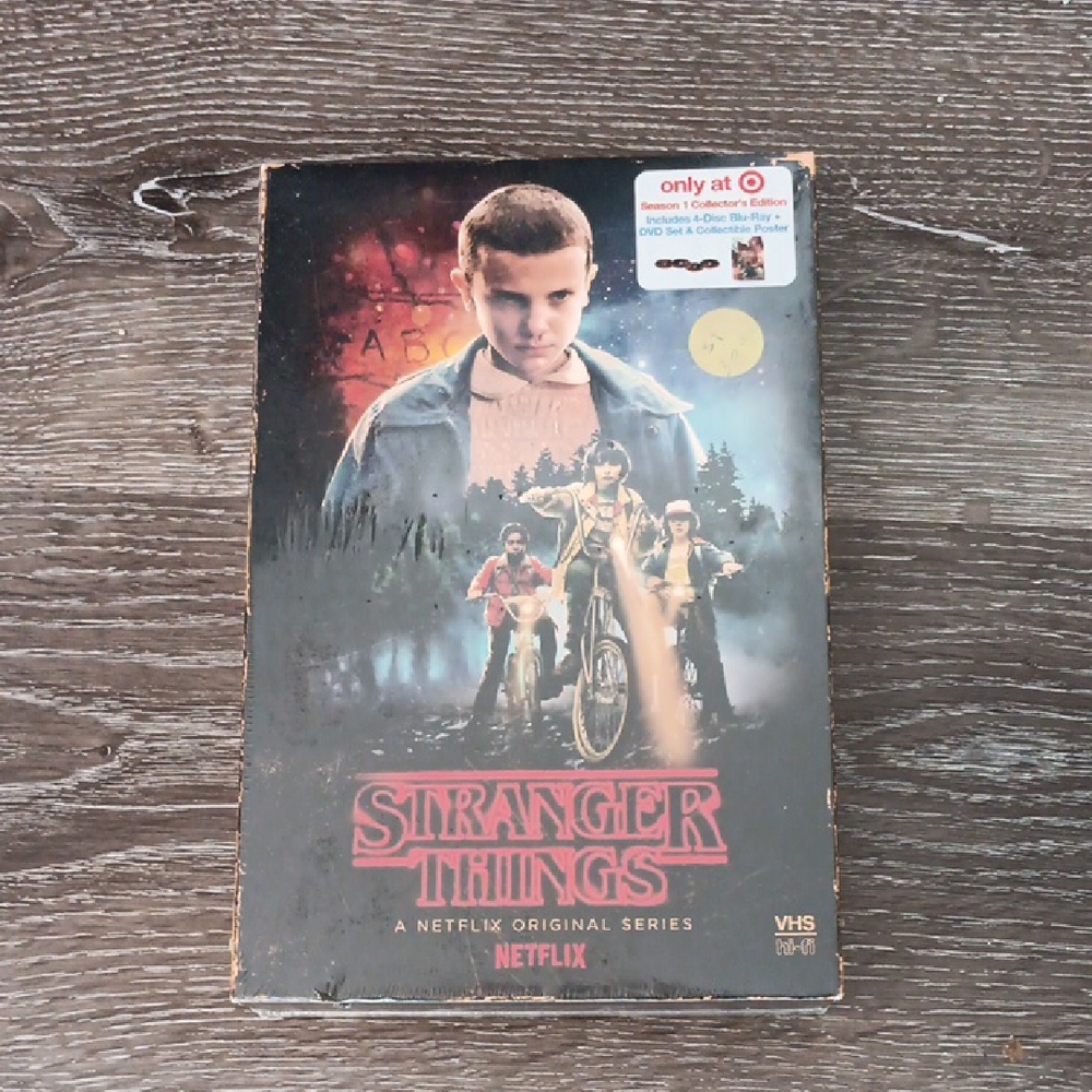 Netflix Retro VHS Box with Black and Red Design